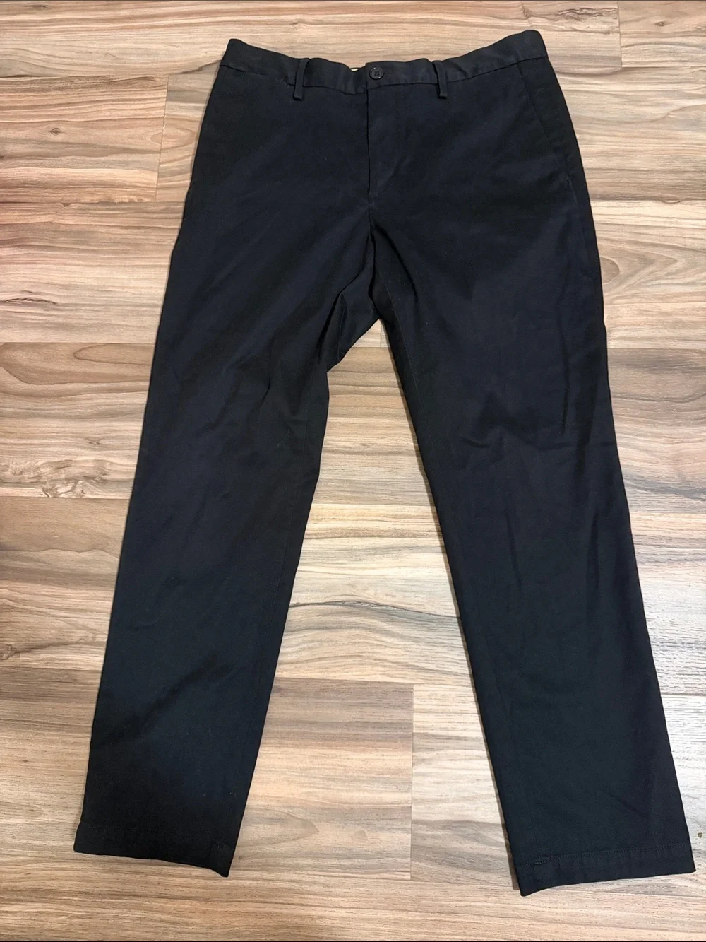Banana Republic Rapid Movement Chino Black 32x30 Slim Fit Stretch Office Golf